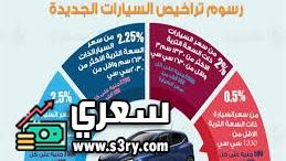 أسعار تكاليف تجديد رخصة السيارة 3 سنوات