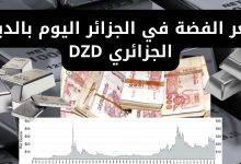 سعر الفضة في الجزائر اليوم